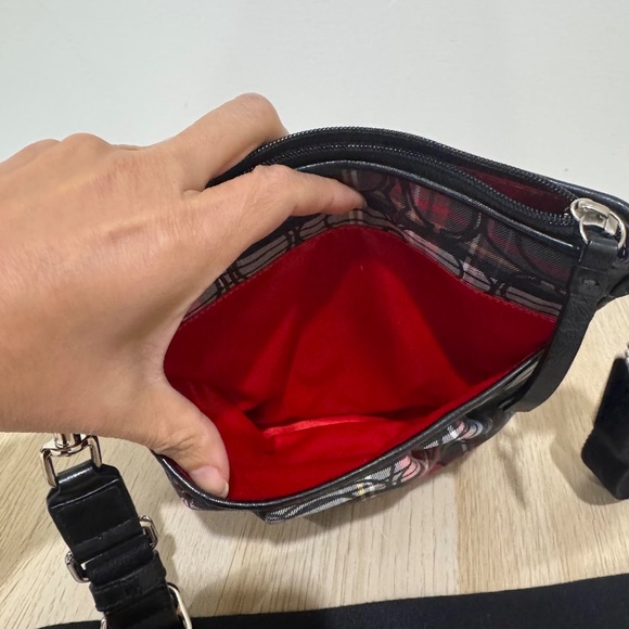 Coach Poppy Tartan Plaid Glitter Signature Vintage Y2K Crossbody Bag - Picture 7 of 10